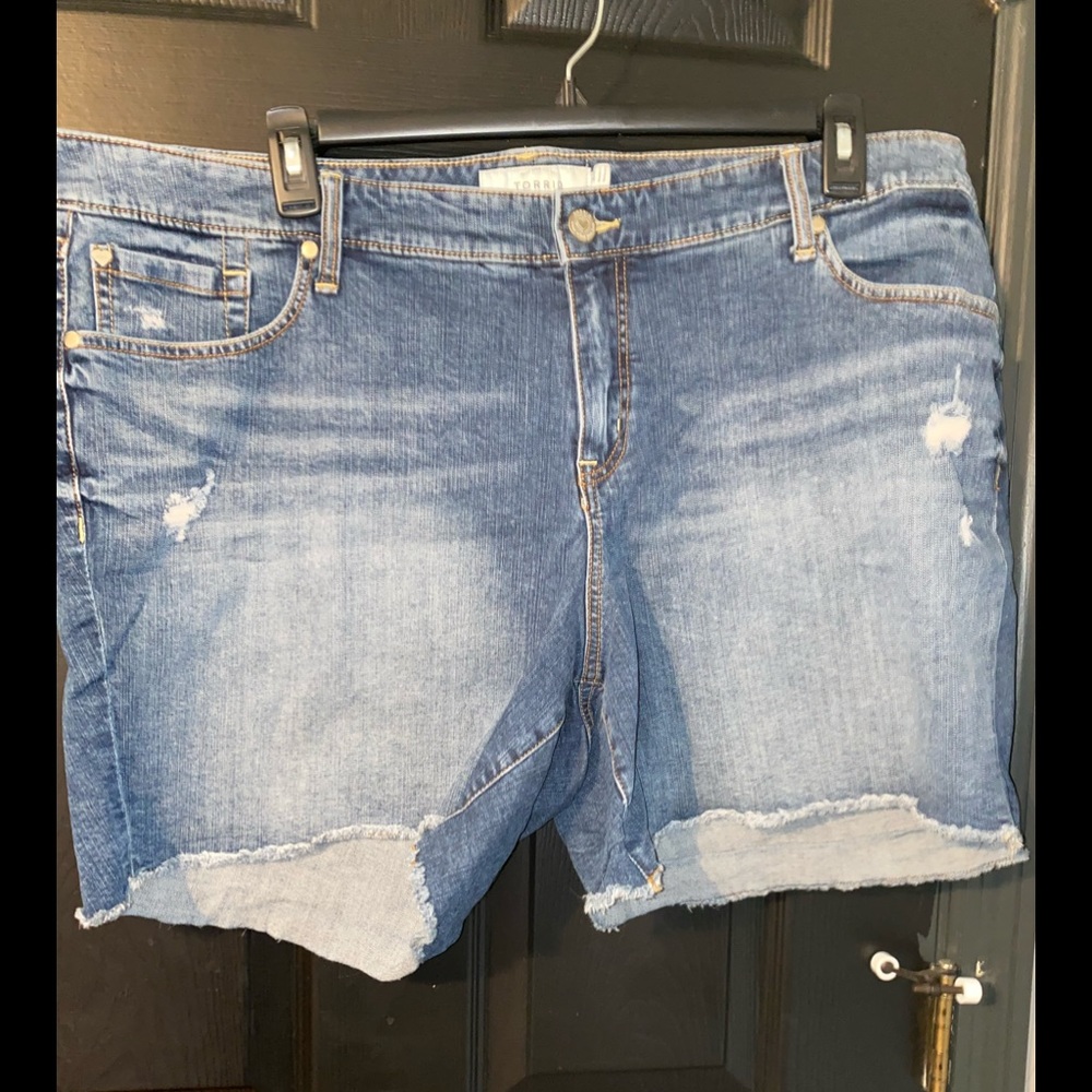 Torrid denim shorts 24